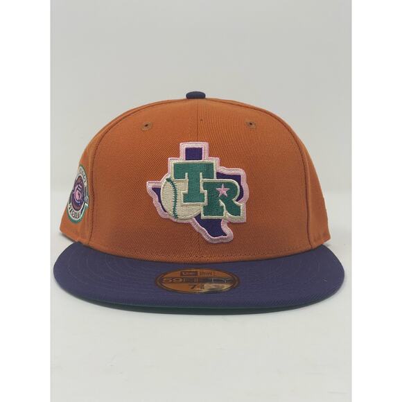 NEW ERA 59FIFTY CACTUS FRUIT TEXAS RANGERS ARLINGTON PATCH FITTED HAT SZ 7 3/8 - Picture 2 of 4